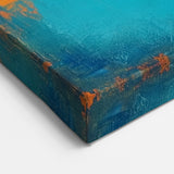 Colorful Abstract Wall Art – Coastal Horizon in Bold Texture