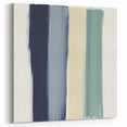 Minimalist Abstract Wall Art – Navy, Sage, and Neutral Strokes