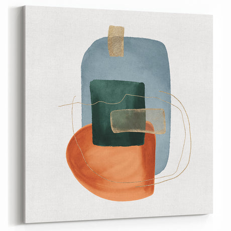 Geometric Minimalist Abstract Wall Art – Modern Canvas Print