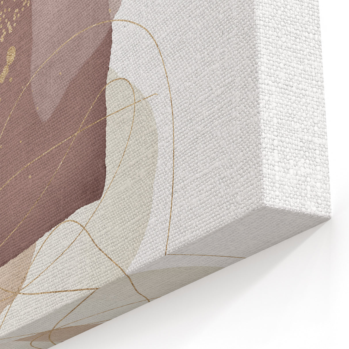 Minimalist Abstract Canvas Prints – Beige and Brown Geometric Wall Art