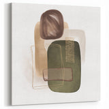 Geometric minimalist abstract wall art – modern earthy decor