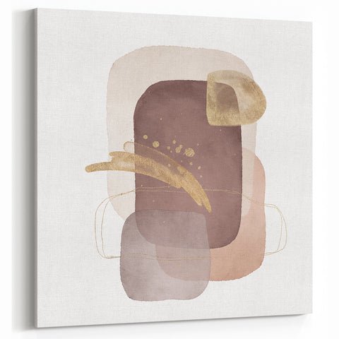 Abstract geometric wall art – minimalist canvas print for interiors