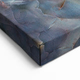 Timeless Textures Abstract Wall Art – Blue Onyx-Inspired Canvas Print