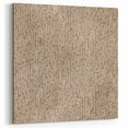 Large Abstract Wall Decor – Neutral Dot Texture on Earthy Brown Base