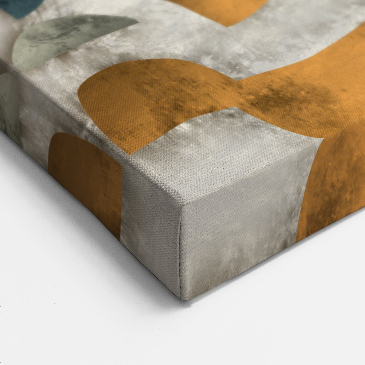 Geometric Abstract Canvas Art - Timeless Textures in Bold Hues