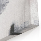 Earthen Harmony Abstracts – Black, White & Gray Modern Wall Art Print