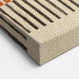 Timeless Textures Abstract Wall Art - Retro Grid in Warm Tones