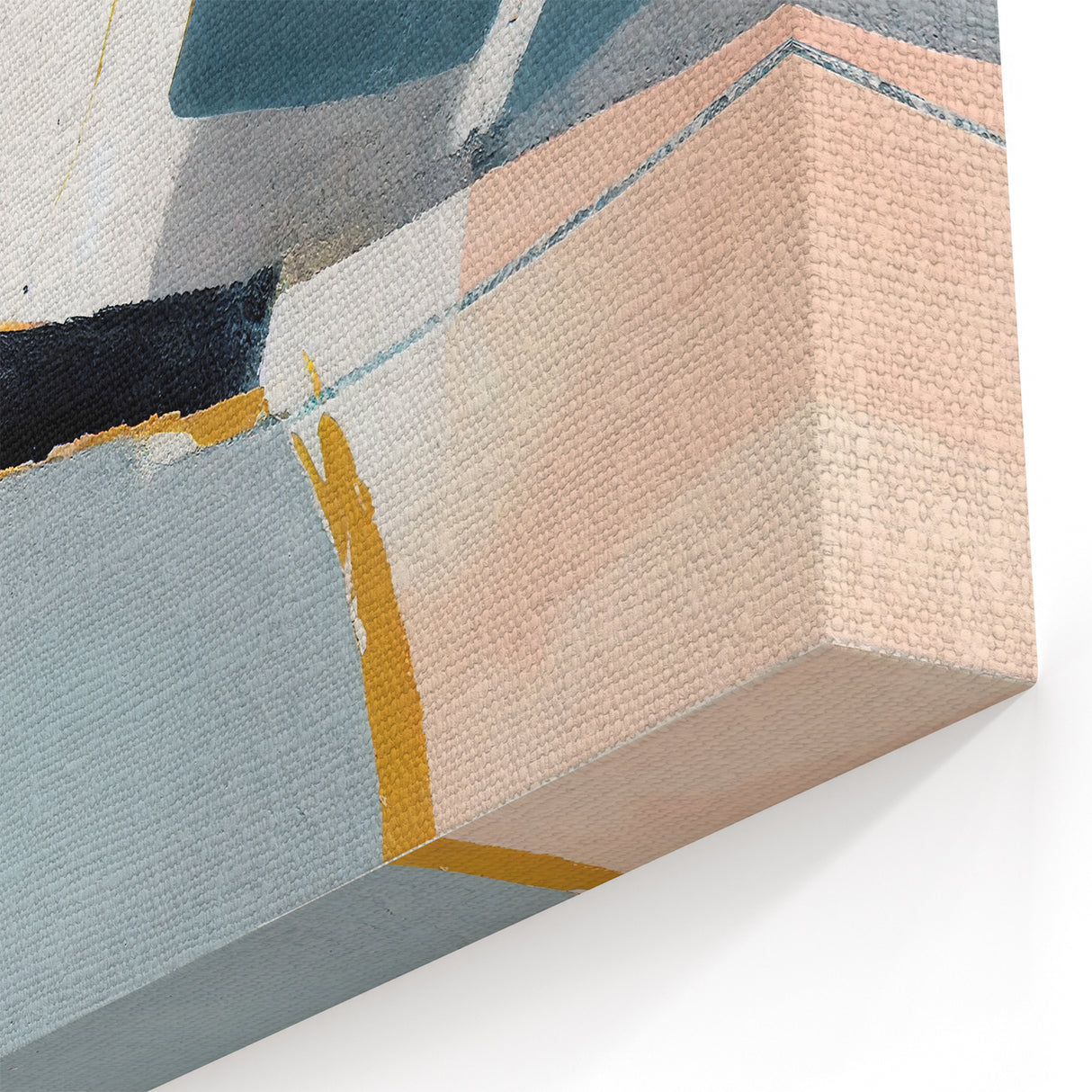 Buy Abstract Textured Wall Art Online - Soft Curves in Coastal Tones