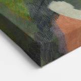 Earthen Harmony Abstracts – Green and Beige Nature-Inspired Wall Art