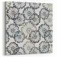 Contemporary Framed Abstract Art – Muted Floral Texture Print