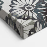 Contemporary Framed Abstract Art – Muted Floral Texture Print