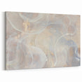 Timeless Textures Abstract Wall Art – Soft Beige and White Swirls