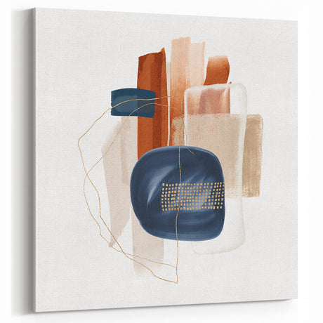 Modern Geometric Wall Decor – Abstract Minimalist Canvas Art Print
