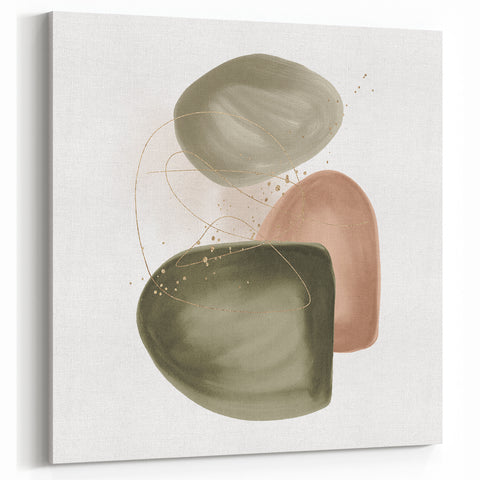 Geometric Minimalist Abstract Wall Art – Modern Nature-Inspired Print
