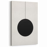 Minimalist Wall Art for Modern Homes – Geometric Black Circle Design