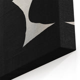 Geometric Minimalist Abstract Wall Art – Bold Black and White Shapes
