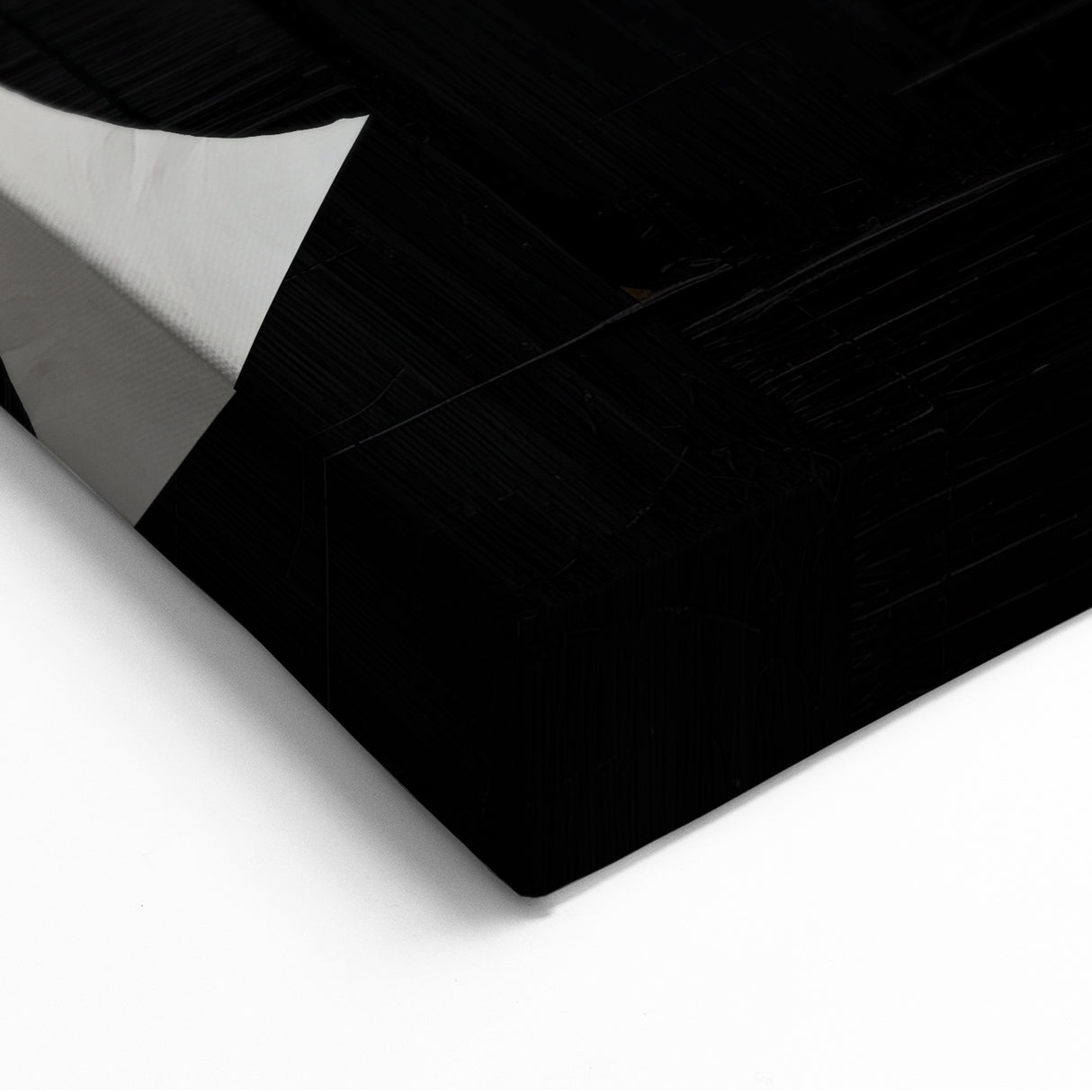 Geometric Minimalist Abstract Wall Art – Bold Black and White Shapes