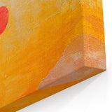 Geometric Minimalist Abstract Wall Art – Sunset Glow Canvas Print