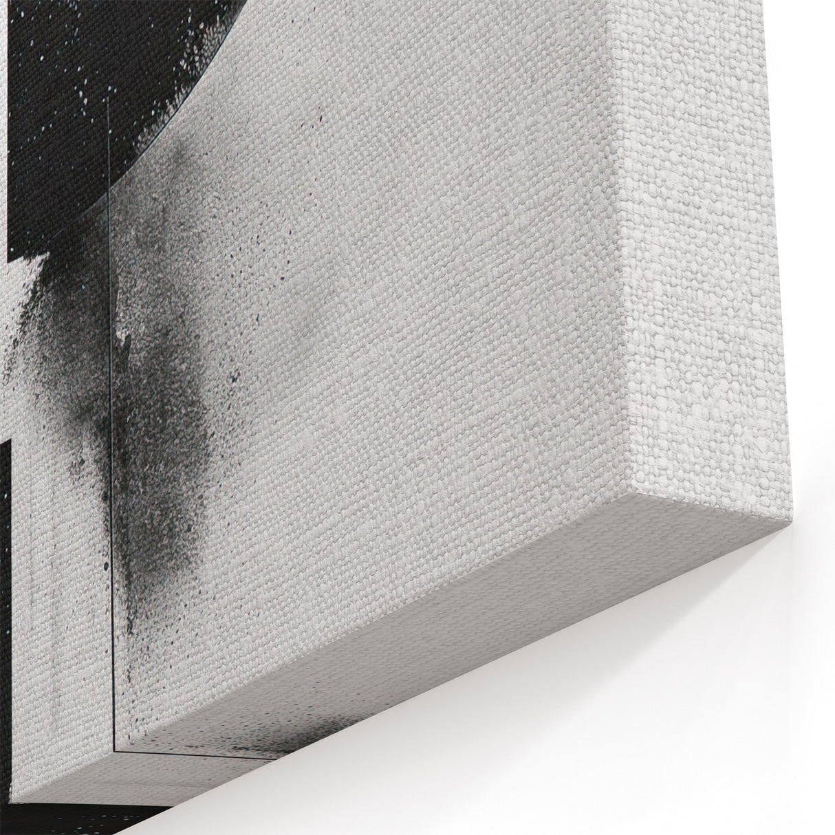 Geometric Minimalist Abstract Wall Art – Black and White Modern Print