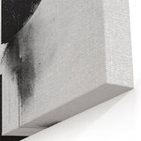 Geometric Minimalist Abstract Wall Art – Black and White Modern Print