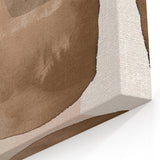 Minimalist Abstract Canvas Prints – Beige and Brown Geometric Wall Art