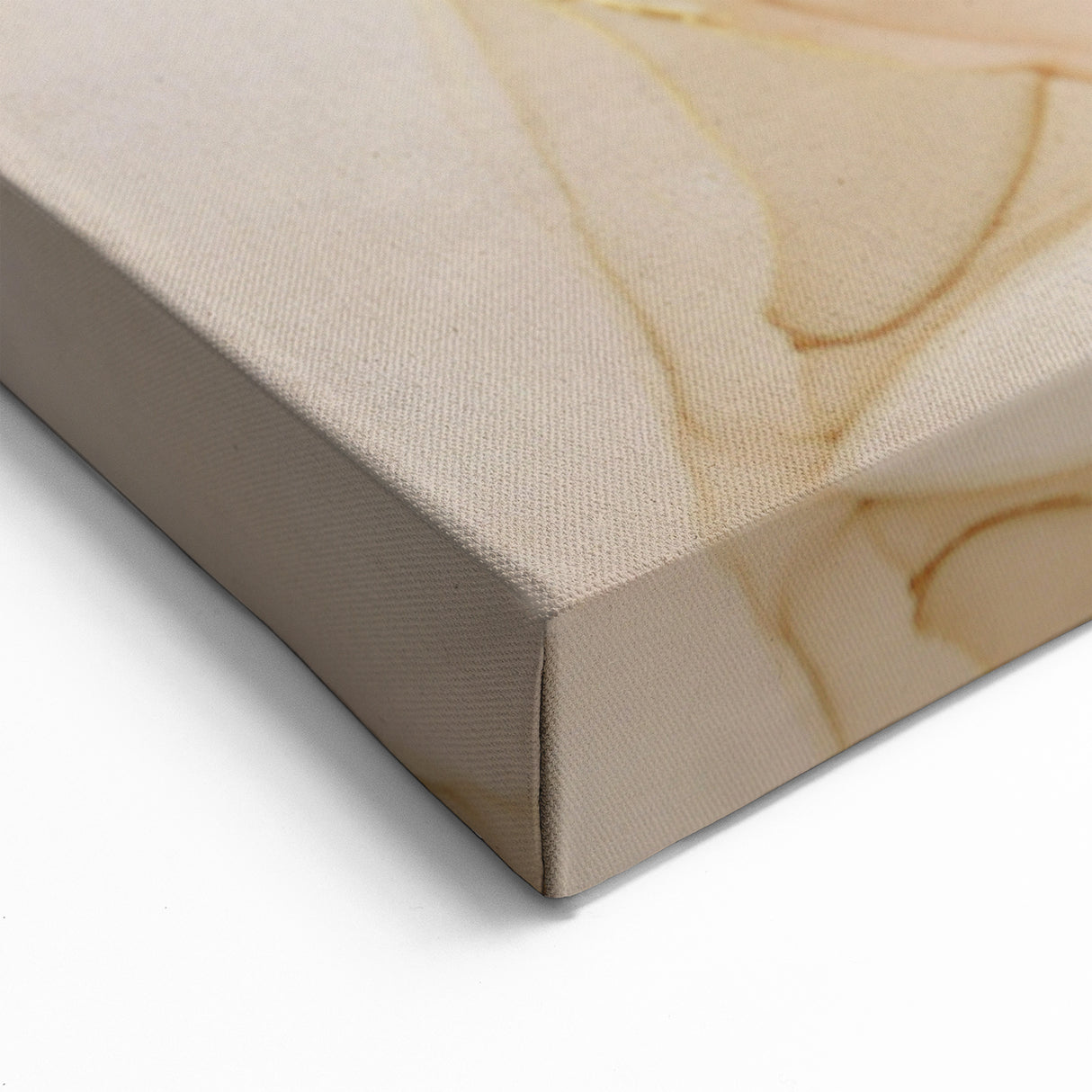 Neutral Abstract Prints – Pastel Dream Art with Gold Accents