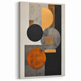 Modern Abstract Art – Gold and Black Geometric Canvas Wall Décor