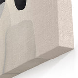 Neutral Abstract Prints – Layered Organic Shapes in Beige and Black