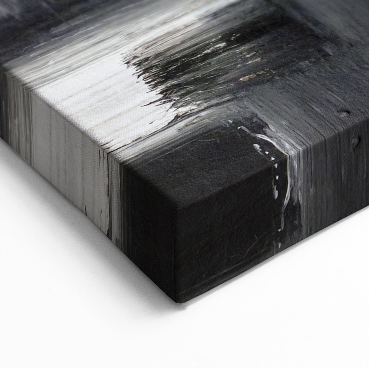 Urban Essence Blocks – Minimalist Black & White Abstract Wall Art