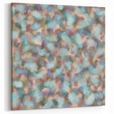 Pastel Bloom – Earthen Harmony Abstract Wall Art in Mint & Blush