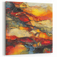 Molten Layers – Earthen Harmony Minimalist Wall Decor in Warm Tones