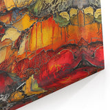 Molten Layers – Earthen Harmony Minimalist Wall Decor in Warm Tones