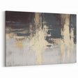 Industrial Fade – Neutral Abstract Wall Art in Gold and Gray Tones