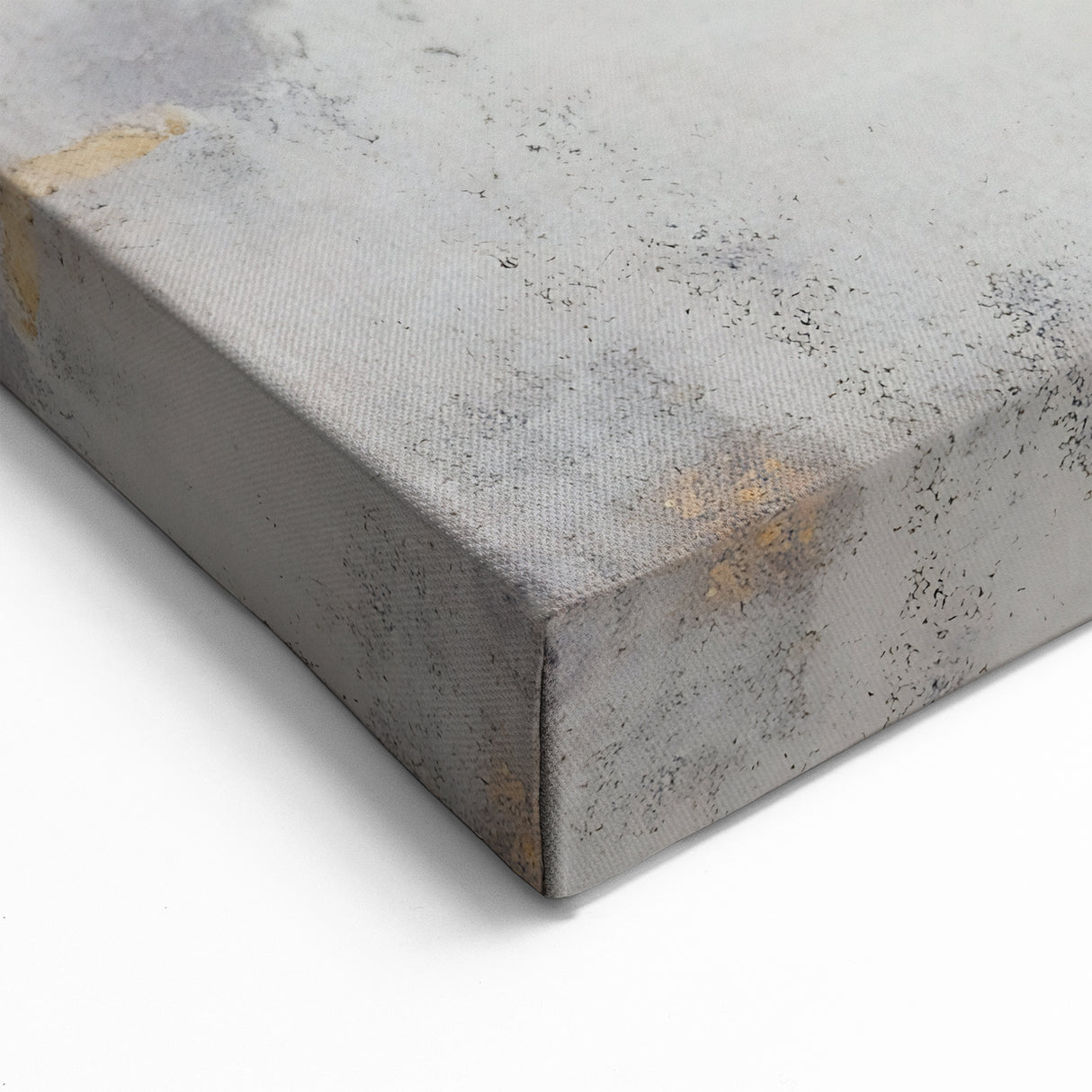 Industrial Fade – Neutral Abstract Wall Art in Gold and Gray Tones