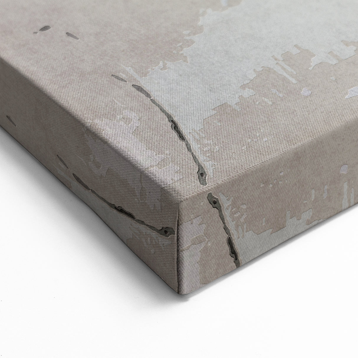 Textured Blocks – Contemporary Canvas Art in Earthen Harmony Abstracts