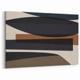 Linear Motion – Minimalist Wall Decor in Earthen Harmony Abstracts