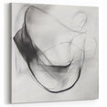 Colorful Abstract Wall Art – Minimal Modern Black and White Canvas