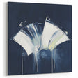 Geometric Abstract Wall Decor – Navy Minimalist Modern Canvas Art