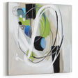 Abstract Art Prints – Modern Green and Blue Geometric Wall Design