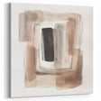 Contemporary Abstract Canvas – Earthy Beige, Brown & Black Tones