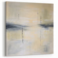 Geometric Abstract Wall Decor – Beige and Gray Modern Canvas