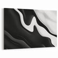 Contemporary Abstract Art Pieces – Fluid Black & White Contrast