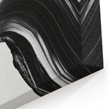 Bold Abstract Wall Art Collection – Expressive Black Brush Strokes