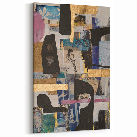 Eclectic Harmony Layers – Earthen Harmony Contemporary Canvas Art