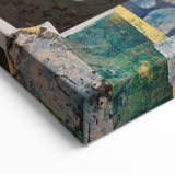 Eclectic Harmony Layers – Earthen Harmony Contemporary Canvas Art