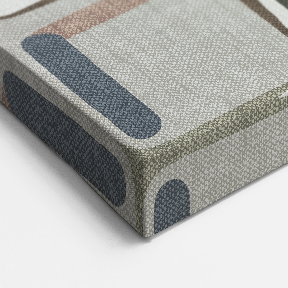 Retro Harmony – Minimalist Abstract Wall Art in Soft Earthy Tones