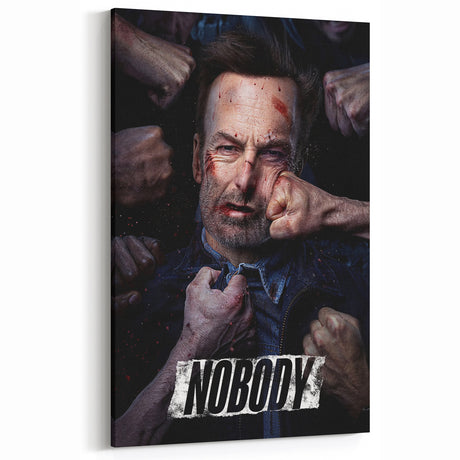Nobody (2021) 2020s Vintage Movie Poster – Retro Film Art Print