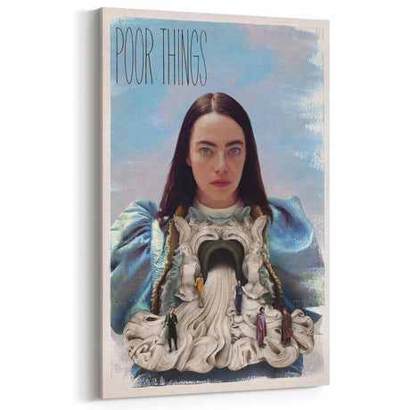 Poor Things 2020s Vintage Movie Poster – Retro Fantasy Art Print