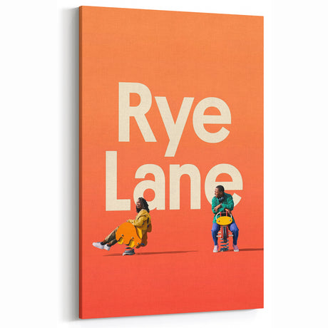 2020s Vintage Movie Poster - Rye Lane Retro Film Art for Home Decor