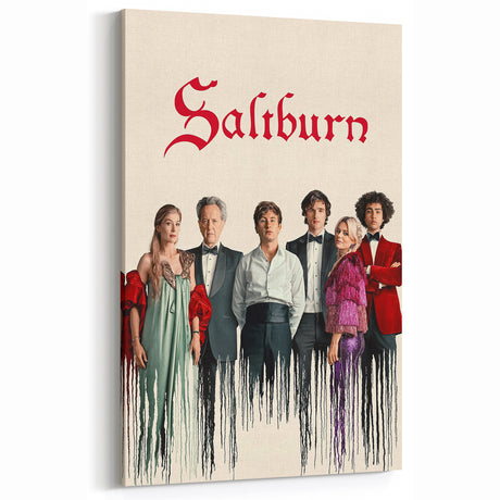 2020s Vintage Movie Poster - Saltburn Retro Film Art for Home Decor